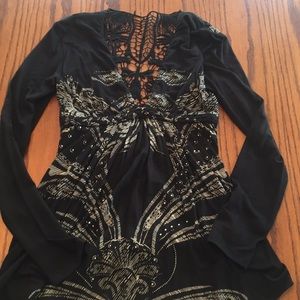 Sky M Long Sleeve Top Sz M